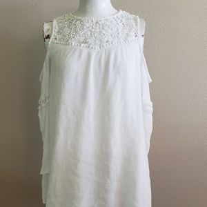White Cold Shoulder Dress